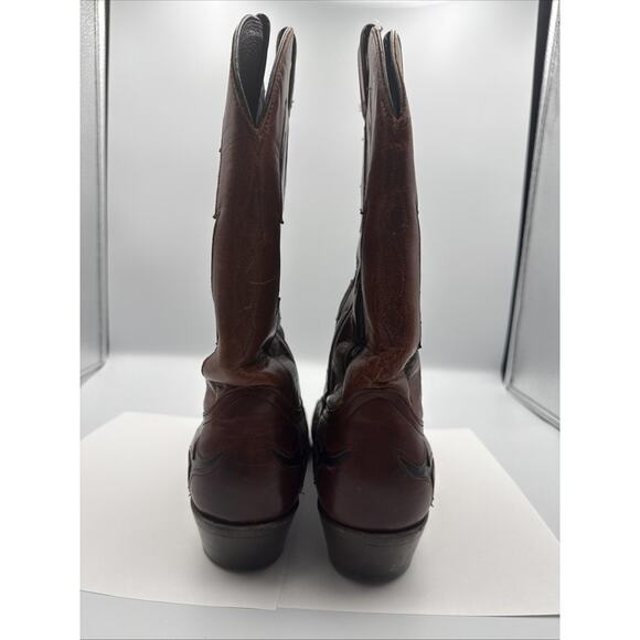 Vintage Code West Cowboy Western Boots Men\'s 9,5 M Brown & Black main image 9